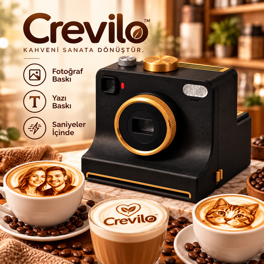 Crevilo Coffee Art – Kahve Baskı Makinesi