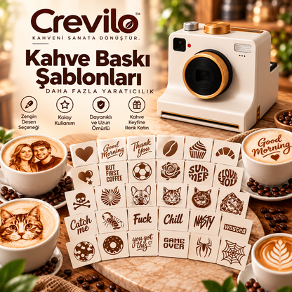 Crevilo Coffee Art – Kahve Baskı Makinesi